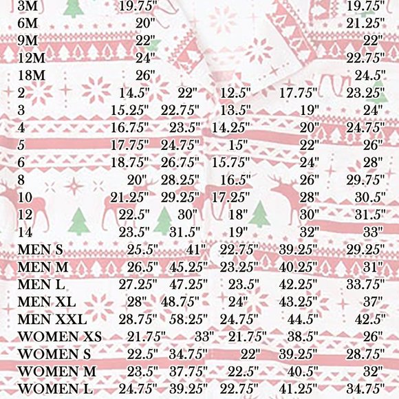 Matching Striped Winter Christmas Family Pajamas PJs Reindeer Mix & Match - Picture 5 of 13